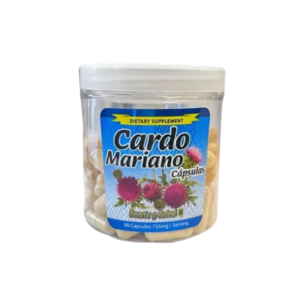 Suplemento de Cardo Mariano – 90 Cápsulas (735mg)