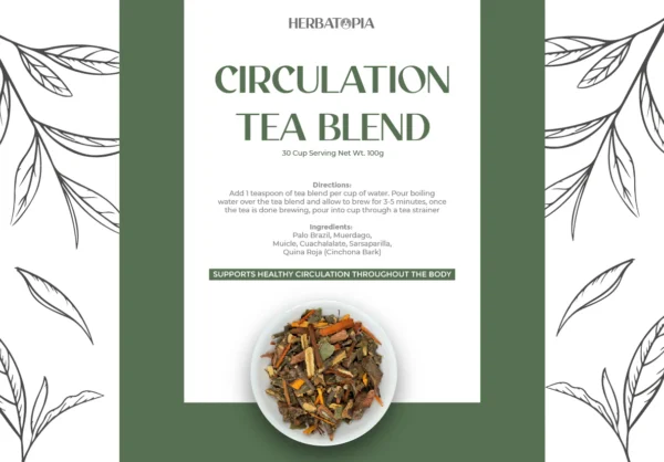 Mezcla de Té para la Circulación – 30 Tazas (100g) - Image 2