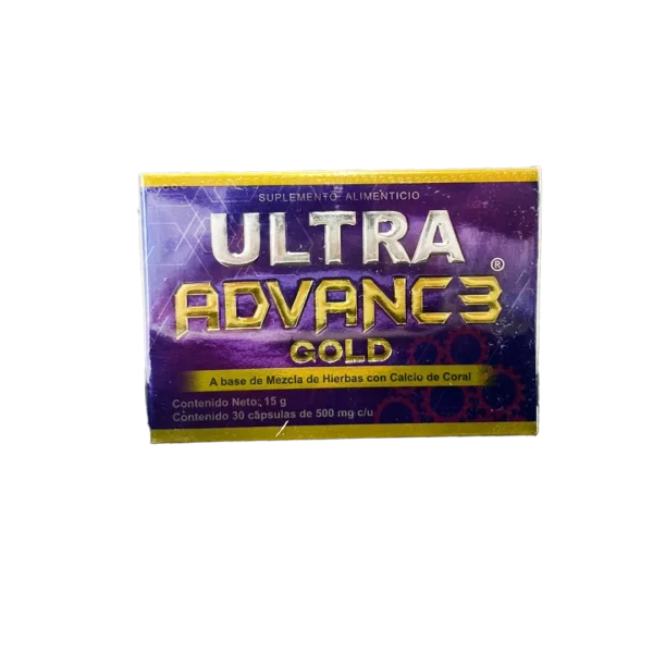 Ultra Advance 3 Gold Herbal Supplement – 30 Capsules (500mg)