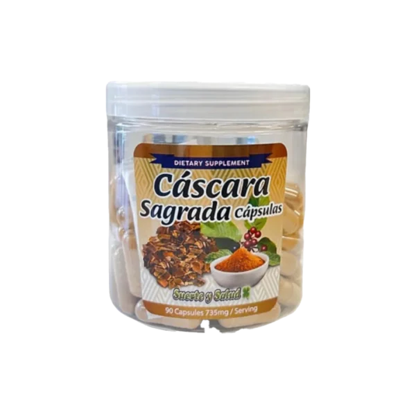 Suplemento de Cascara Sagrada – 90 Cápsulas (735mg)