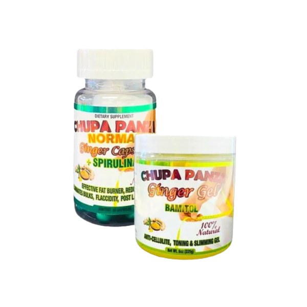 Chupa Panza Normal – 30 Cápsulas & Chupa Panza Gel – 8oz