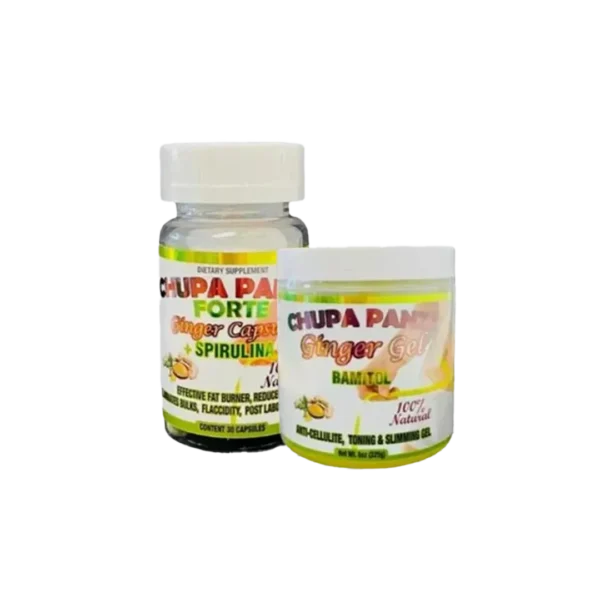 Chupa Panza Forte – 30 Cápsulas & Chupa Panza Gel – 8oz