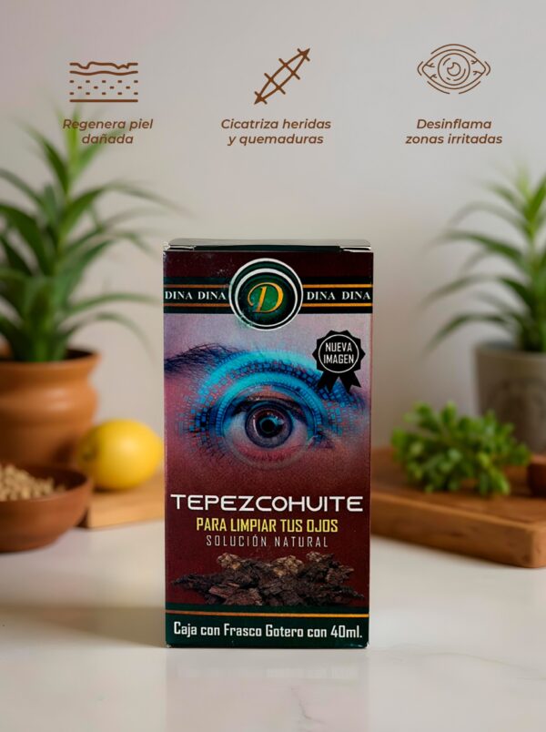 Gotas de Ojos Tepezcohuite 40ml Dina - Image 2