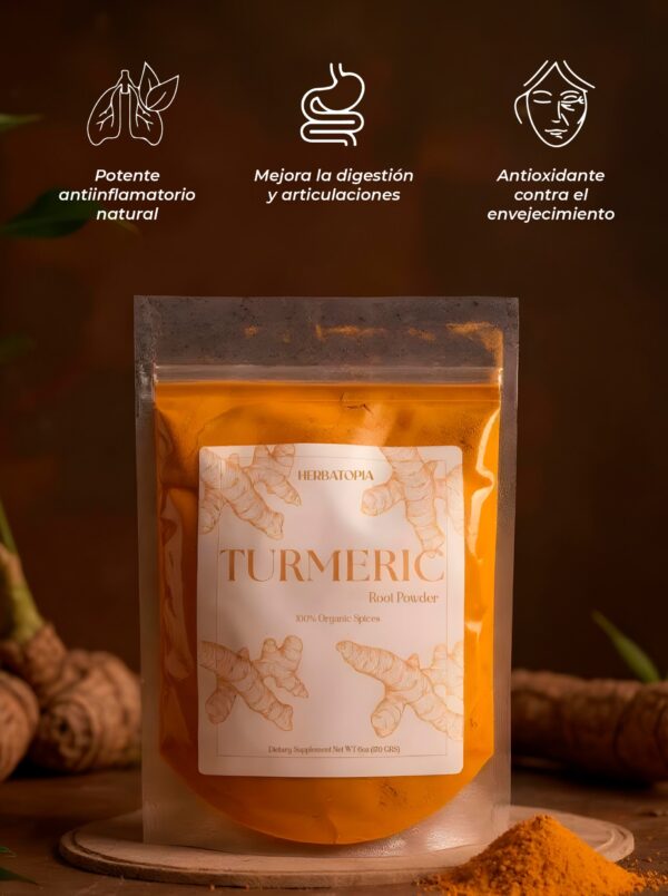 Extracto de cúrcuma (95 % curcuminoides) 6oz en polvo - Image 2